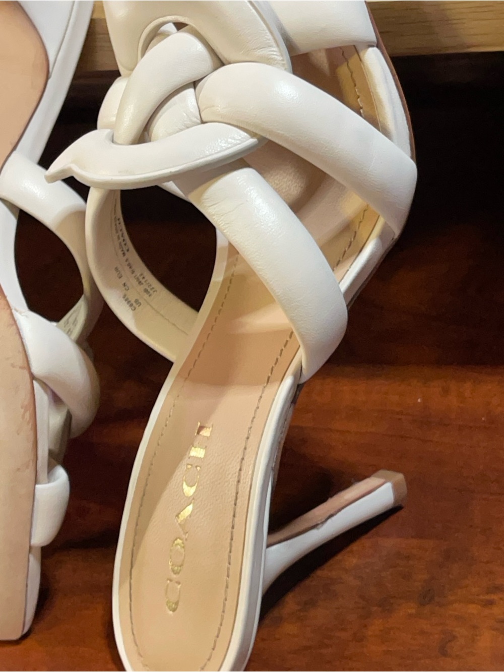 Coach “Kellie” VERO CUOIO “ 4” Stilettos Genuine Italian Leather Sz 10B - Picture 16 of 16